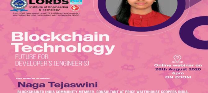 A Webinar on Block Chain Technology