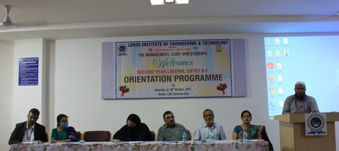 Orientation Program for LE Students