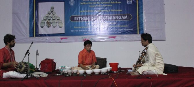 Rhythm of Jalatarangam