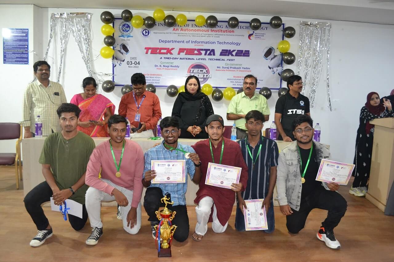 National level Technical Fest Teck Fiesta 2k22 - Lords Institute of ...