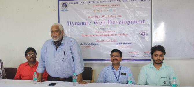 Workshop on Dynamic Web Development