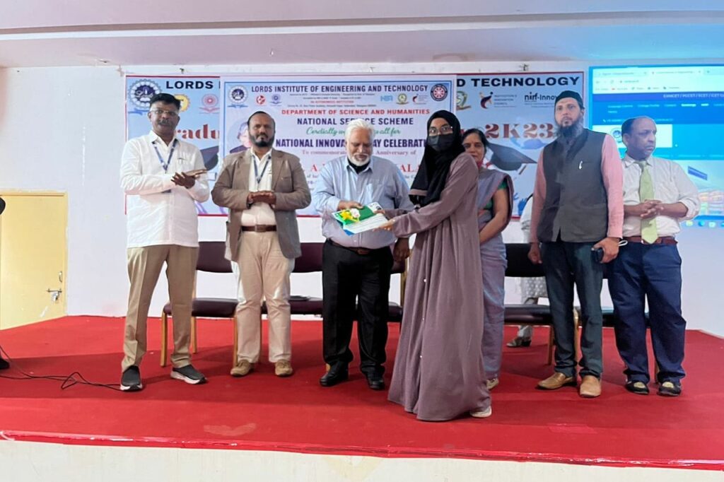 National Innovation Day Celebrations Lords Institute Of Engineering