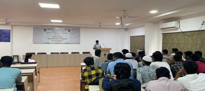 Guest Lecture on Mobile Application Development