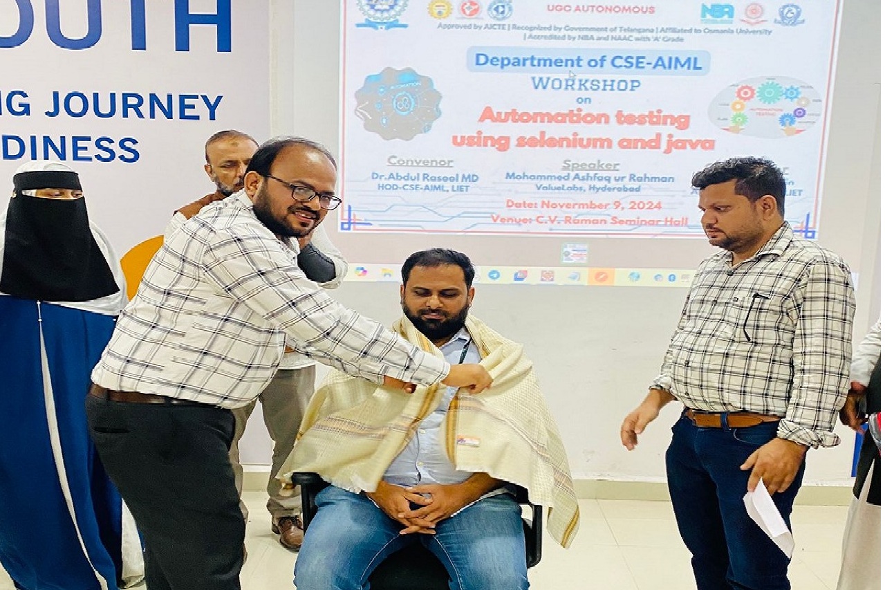 Workshop on Automation Testing using Selenium & Java - Lords Institute ...