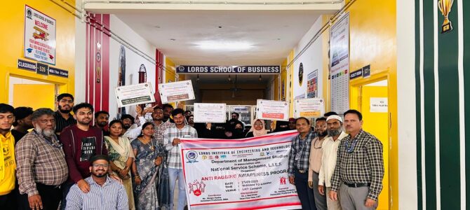 Awareness Program on Anti-Ragging (MBA)