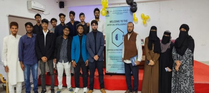 Launch of AI Club Launch of AI Club