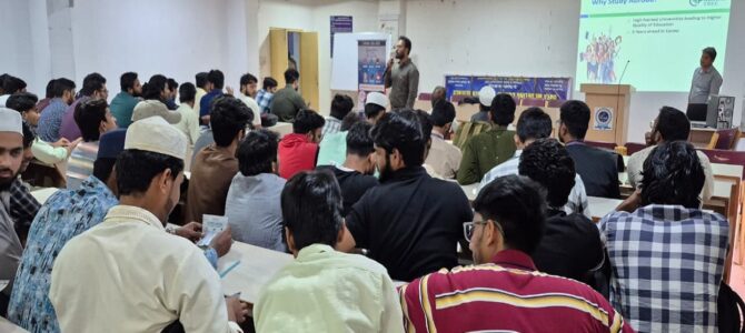 Seminar on navigate your path to study abroad