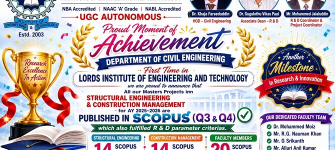 Civil-Research Achievement